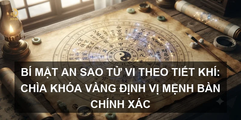 Bí mật an sao Tử Vi theo tiết khí: Chìa khóa vàng định vị Mệnh bàn chính xác