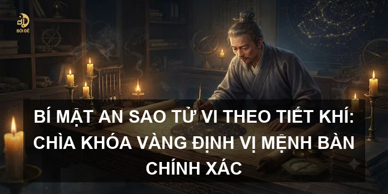 Bí mật an sao Tử Vi theo tiết khí: Chìa khóa vàng định vị Mệnh bàn chính xác