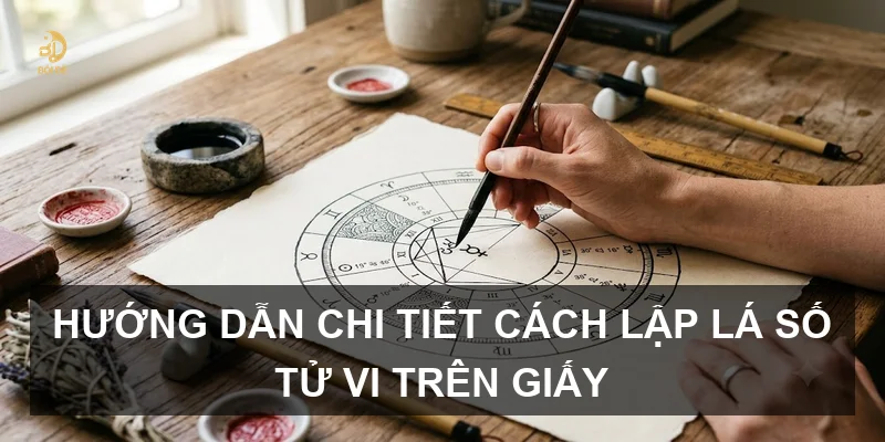 Hướng dẫn chi tiết cách lập lá số Tử vi trên giấy