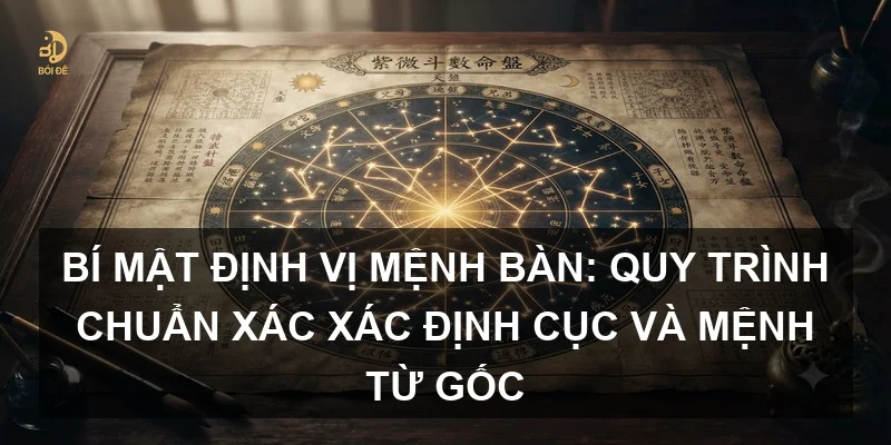 Bí mật định vị Mệnh bàn: Quy trình chuẩn xác xác định Cục và Mệnh từ gốc