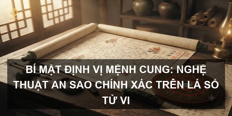 Bí mật định vị Mệnh cung: Nghệ thuật an sao chính xác trên lá số Tử vi