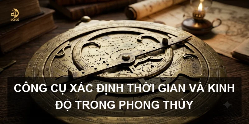 Công cụ xác định thời gian và kinh độ trong phong thủy