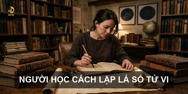 Người học cách lập lá số tử vi
