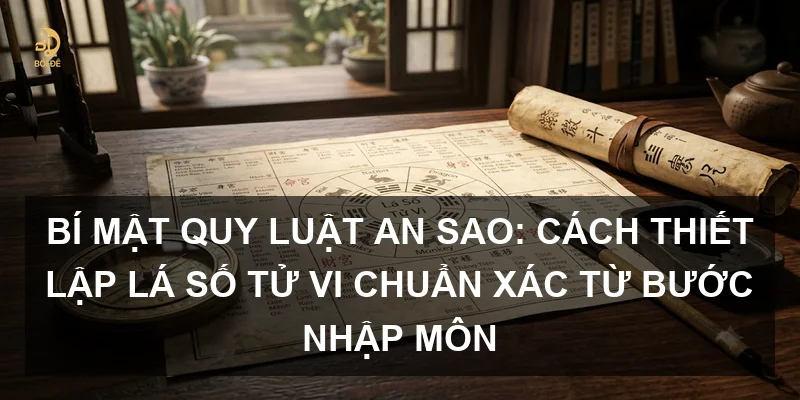 Bí mật quy luật An Sao: Cách thiết lập lá số Tử vi chuẩn xác từ bước nhập môn