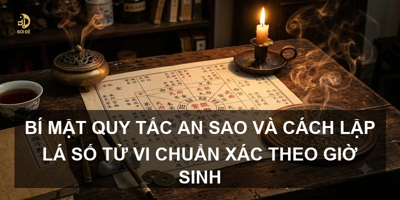 Bí mật quy tắc an sao và cách lập lá số Tử vi chuẩn xác theo giờ sinh