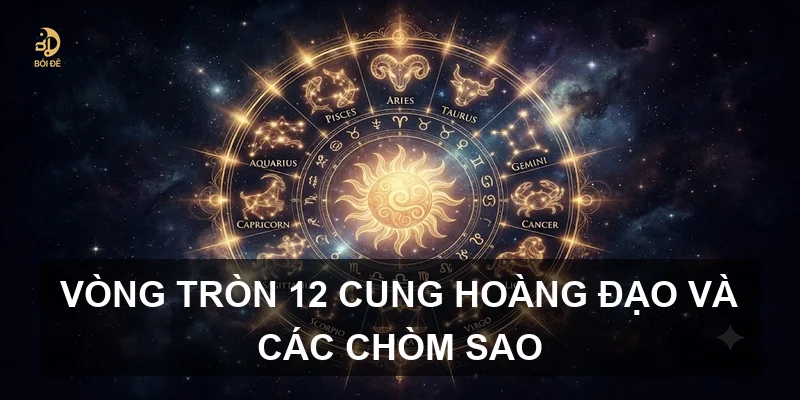Vòng tròn 12 cung hoàng đạo và các chòm sao