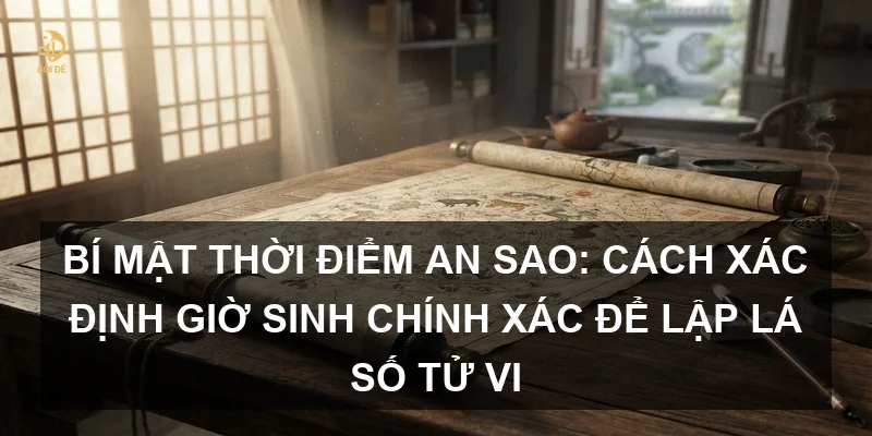 Bí mật thời điểm an sao: Cách xác định giờ sinh chính xác để lập lá số Tử vi