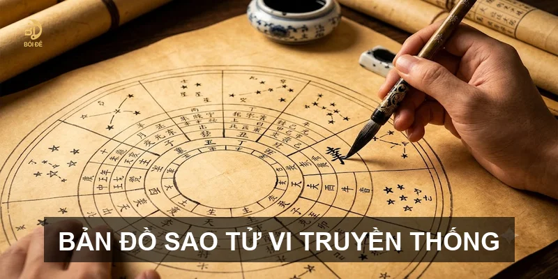 Bản đồ sao Tử vi truyền thống