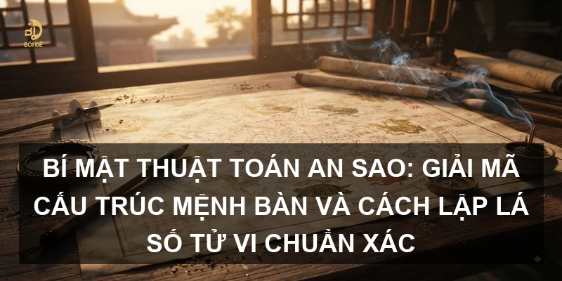 Bí mật thuật toán an sao: Giải mã cấu trúc mệnh bàn và cách lập lá số Tử vi chuẩn xác