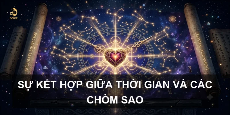 Sự kết hợp giữa thời gian và các chòm sao