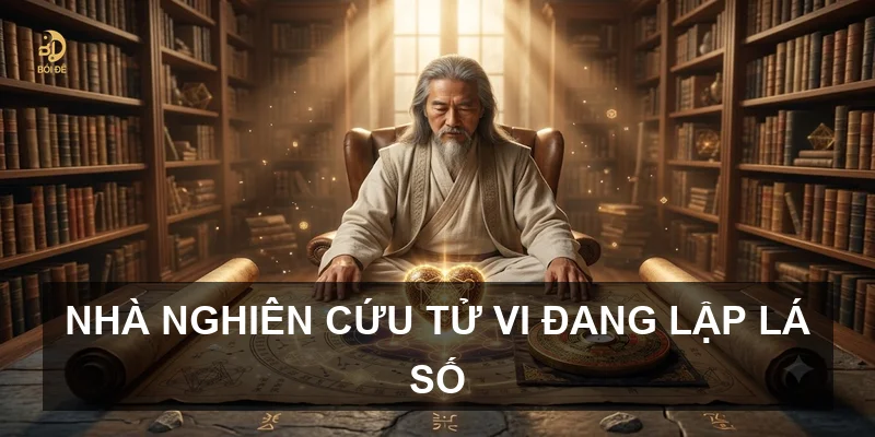 Nhà nghiên cứu Tử vi đang lập lá số