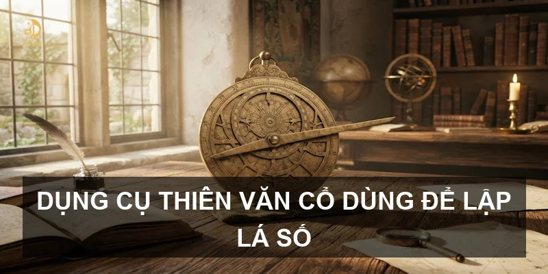 Dụng cụ thiên văn cổ dùng để lập lá số