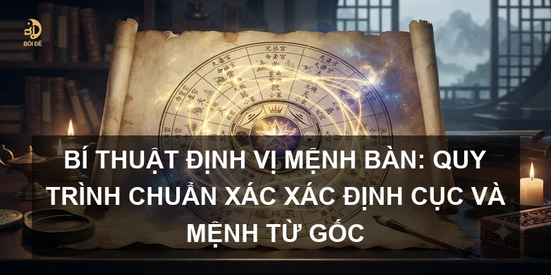 Bí thuật định vị Mệnh bàn: Quy trình chuẩn xác xác định Cục và Mệnh từ gốc