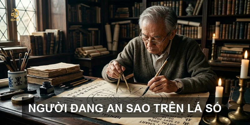 Người đang an sao trên lá số
