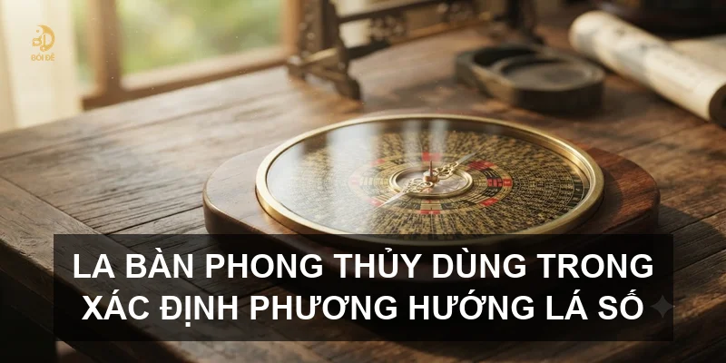 La bàn phong thủy dùng trong xác định phương hướng lá số