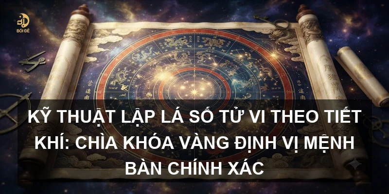 Kỹ thuật lập lá số Tử vi theo tiết khí: Chìa khóa vàng định vị Mệnh bàn chính xác