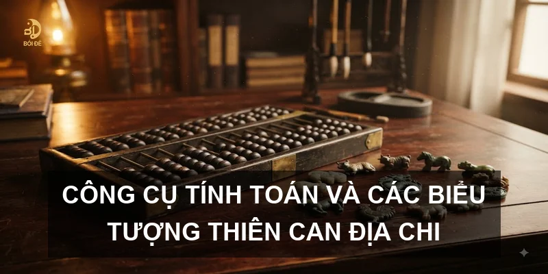 Công cụ tính toán và các biểu tượng Thiên Can Địa Chi