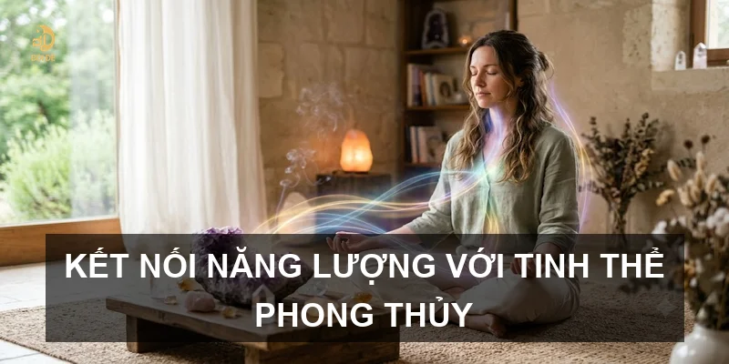 Kết nối năng lượng với tinh thể phong thủy
