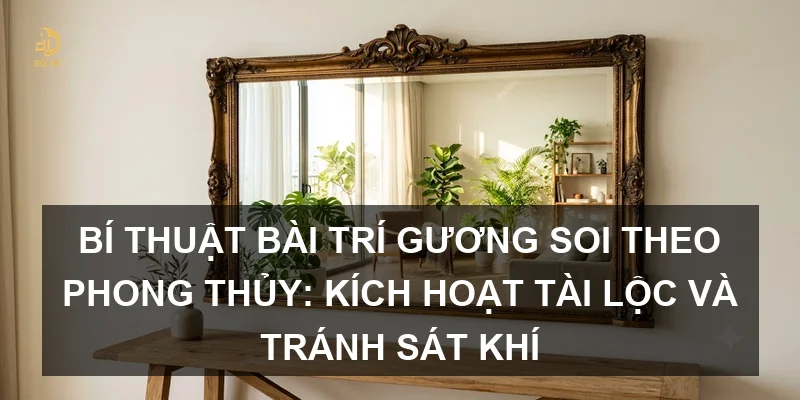 Bí thuật bài trí gương soi theo phong thủy: Kích hoạt tài lộc và tránh sát khí