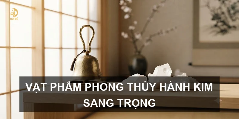 Vật phẩm phong thủy hành Kim sang trọng