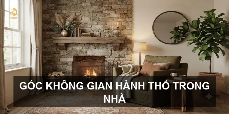 Góc không gian hành Thổ trong nhà