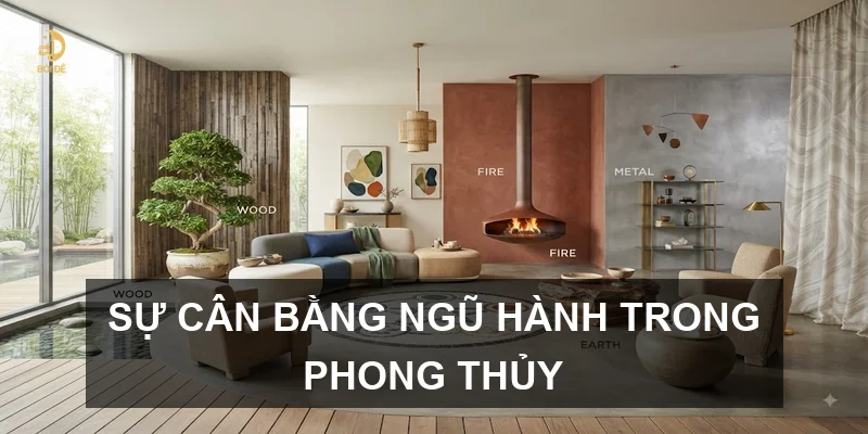 Sự cân bằng ngũ hành trong phong thủy