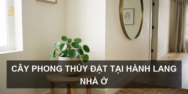Cây phong thủy đặt tại hành lang nhà ở