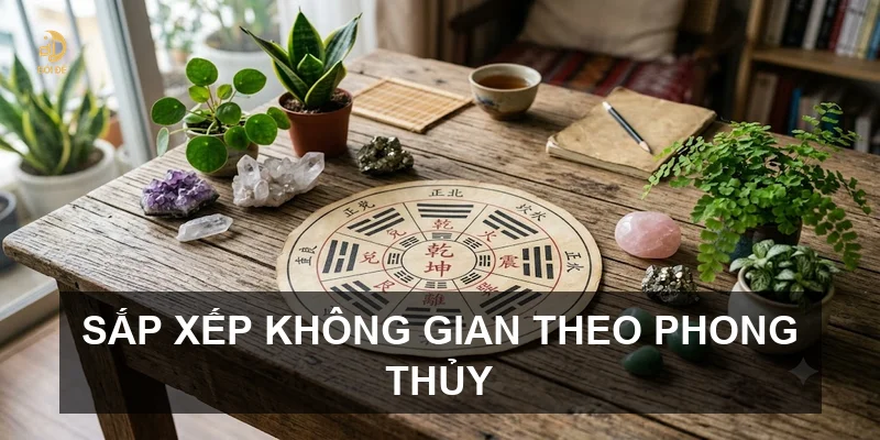 Sắp xếp không gian theo phong thủy