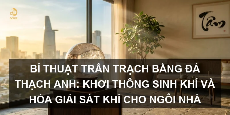 Bí thuật trấn trạch bằng đá thạch anh: Khơi thông sinh khí và hóa giải sát khí cho ngôi nhà