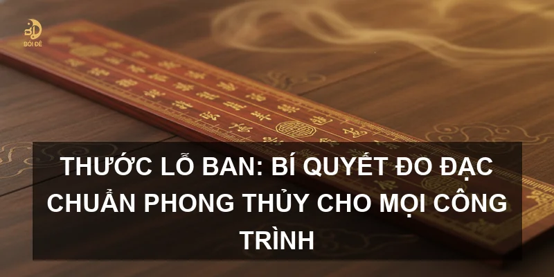 Thước Lỗ Ban: Bí Quyết Đo Đạc Chuẩn Phong Thủy Cho Mọi Công Trình