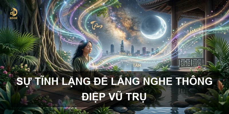 Sự tĩnh lặng để lắng nghe thông điệp vũ trụ