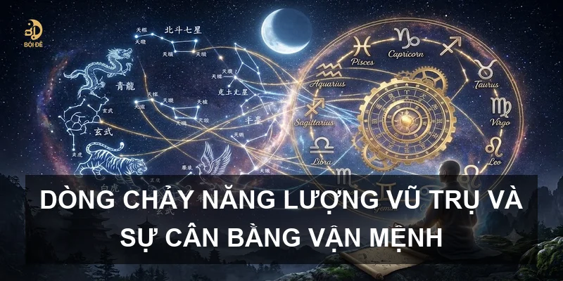 Dòng chảy năng lượng vũ trụ và sự cân bằng vận mệnh