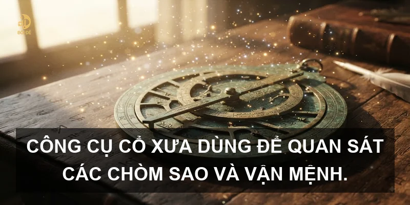 Công cụ cổ xưa dùng để quan sát các chòm sao và vận mệnh.
