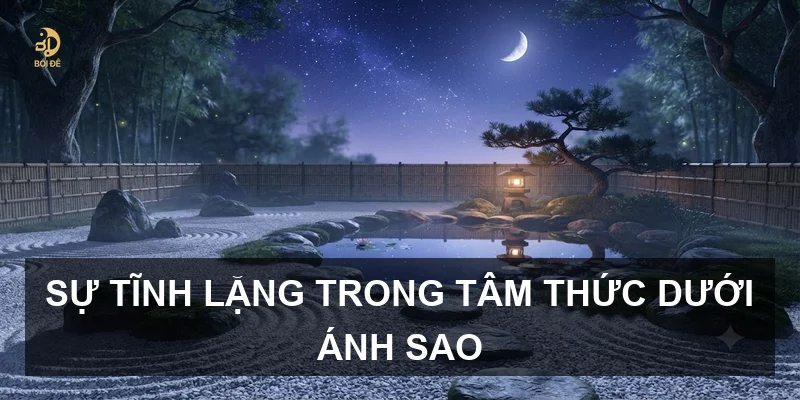 Sự tĩnh lặng trong tâm thức dưới ánh sao