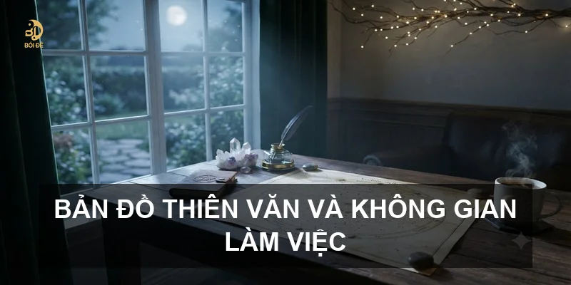 Bản đồ thiên văn và không gian làm việc