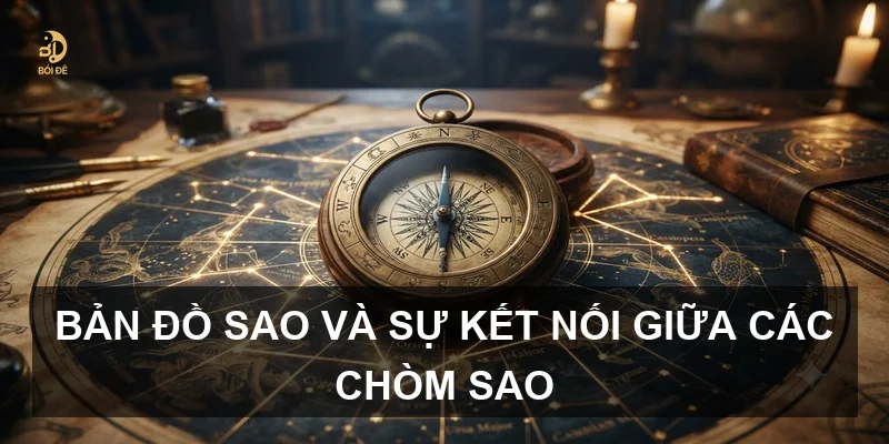 Bản đồ sao và sự kết nối giữa các chòm sao