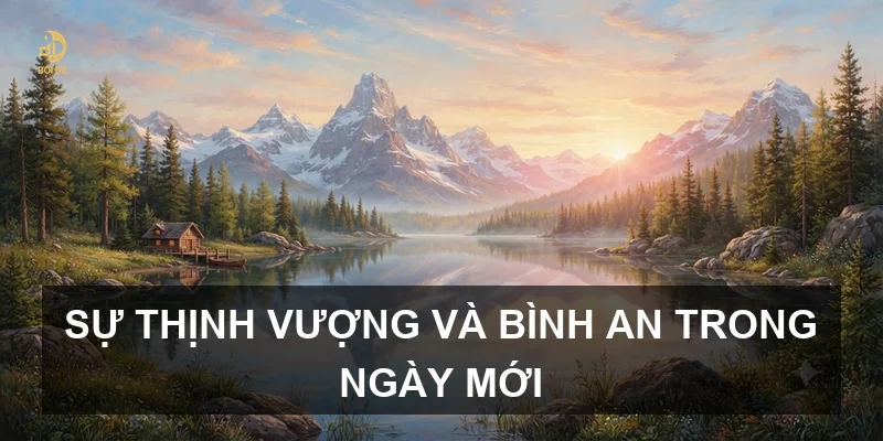 Sự thịnh vượng và bình an trong ngày mới