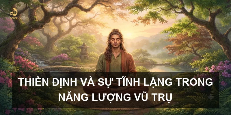 Thiền định và sự tĩnh lặng trong năng lượng vũ trụ