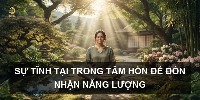 Sự tĩnh tại trong tâm hồn để đón nhận năng lượng