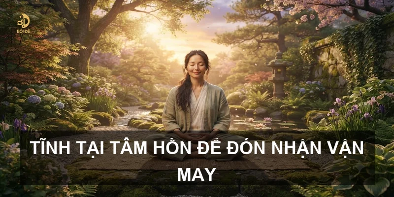 Tĩnh tại tâm hồn để đón nhận vận may