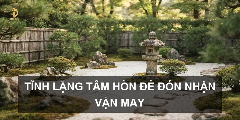 Tĩnh lặng tâm hồn để đón nhận vận may