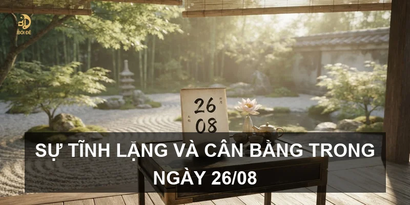 Sự tĩnh lặng và cân bằng trong ngày 26/08