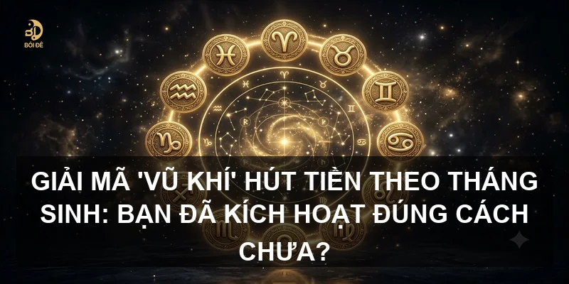 Giải mã 'vũ khí' hút tiền theo tháng sinh: Bạn đã kích hoạt đúng cách chưa?