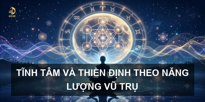 Tĩnh tâm và thiền định theo năng lượng vũ trụ