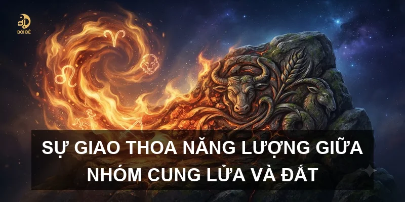 Sự giao thoa năng lượng giữa nhóm cung Lửa và Đất