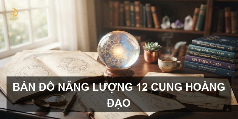 Bản đồ năng lượng 12 cung hoàng đạo