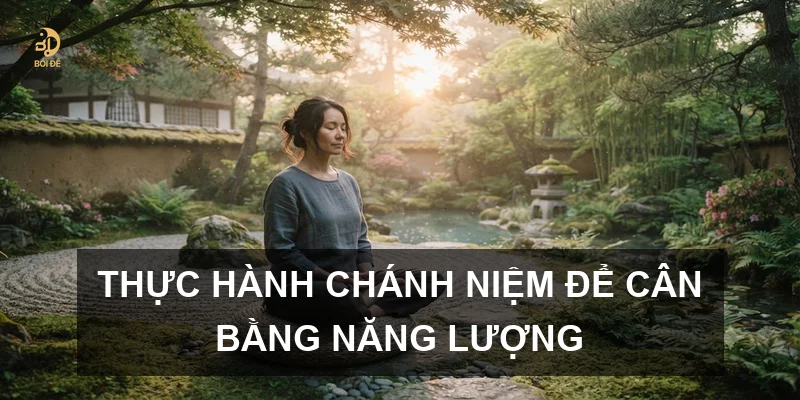 Thực hành chánh niệm để cân bằng năng lượng