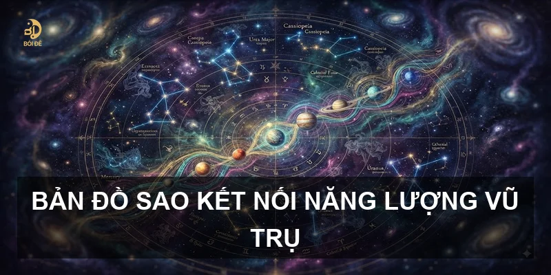 Bản đồ sao kết nối năng lượng vũ trụ