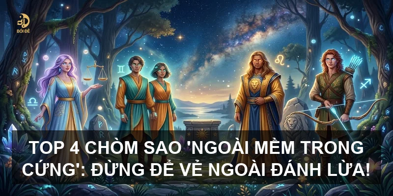 Top 4 chòm sao 'ngoài mềm trong cứng': Đừng để vẻ ngoài đánh lừa!