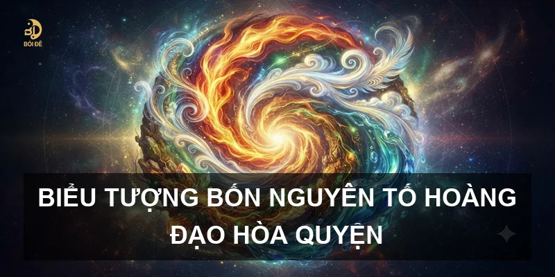 Biểu tượng bốn nguyên tố hoàng đạo hòa quyện